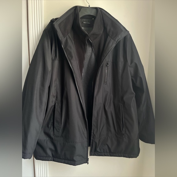 Calvin Klein Men’s Infinite Stretch Jacket With Polar Fleece Lined Bib - Picture 2 of 7